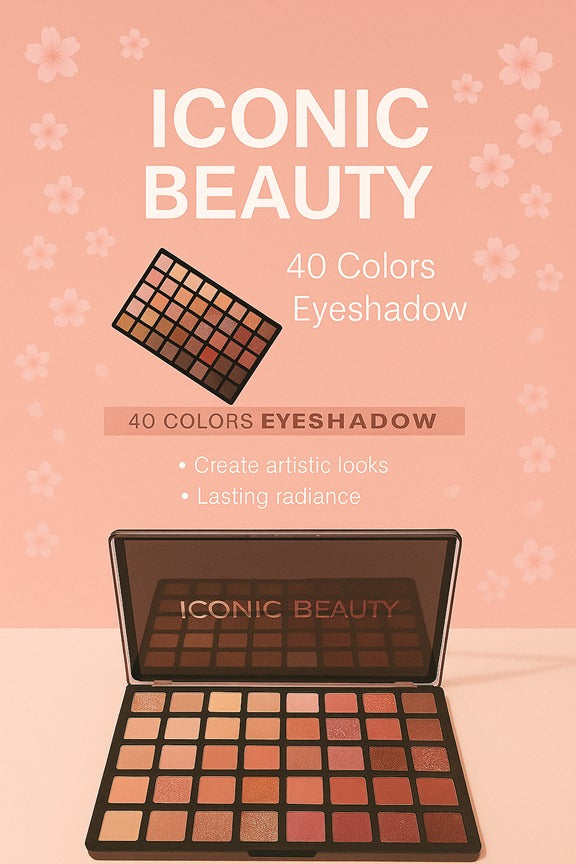 40-Color Eyeshadow Palette